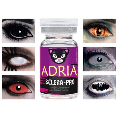 Adria Sclera Pro (1шт.)                                                           (DEMON LOOK, VOODOO, GHOST, SATANA)                                                                                             склеральные линзы