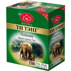 Чай                                        Титэнг                                        Рухуна 100 пак.*2,5 гр. черный (4пч)(201399) (36)