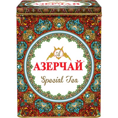 Чай                                        Azercay tea                                         "Special" с красным узором 200 гр.,черный с бергамотом ж/б (20)