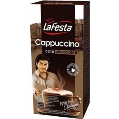 Напитки                                        Lafesta                                        LA FESTA Каппучино Шоколад 12,5 гр.*10 пак. (8) ЖЦ