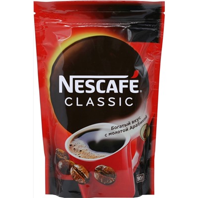 Nescafe. Classic с молотым 190 гр. мягкая упаковка