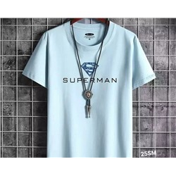 Мужская футболка Superman Голубая SM