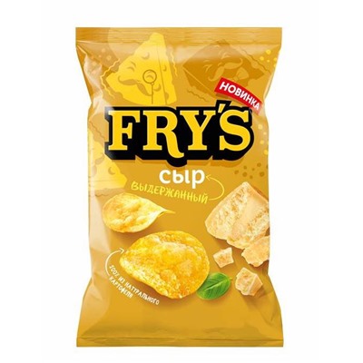Бакалея                                        Fry's                                        Чипсы из натур. картофеля 35 гр. "FRY'S" вкус Выдержанный сыр, м/у (15)