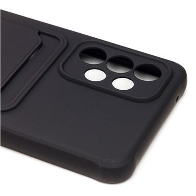 Чехол-накладка SC304 с картхолдером для "Samsung SM-A336 Galaxy A33 5G" (black)