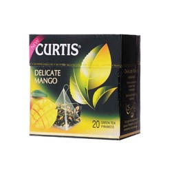 Чай                                        Curtis                                        Delicate Mango 20 пак.*1,8 гр.зеленый (12) 102211