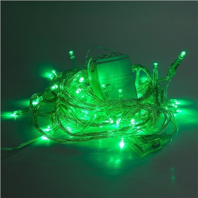 Светодиодная гирлянда Гирлянда внутренняя нить 6 метров, 60 диодов, зеленый