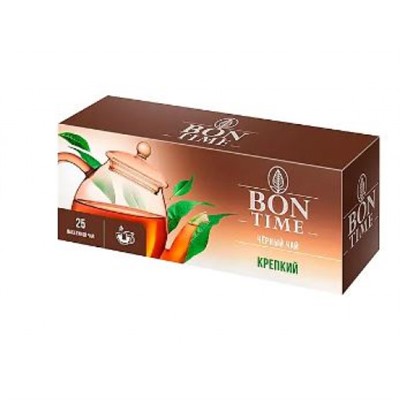 «Bontime», чай черный «Крепкий», 25 пакетиков, 37 гр. KDV