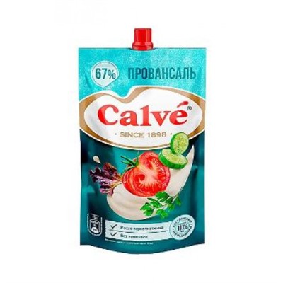 «Calve», майонез «Провансаль» 67%, 400 гр. KDV