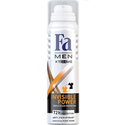 Антиперспирант спрей мужской Fa Men Xtreme Invisible Power, 150 мл