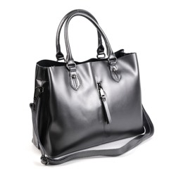 Женская кожаная сумка 2043-220 Пеарл Блек