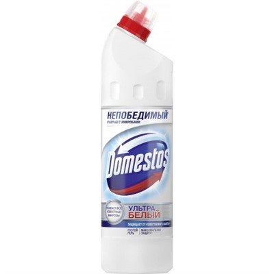 Средство чистящее для унитаза Domestos (Доместос) Ультра белый, 750 мл