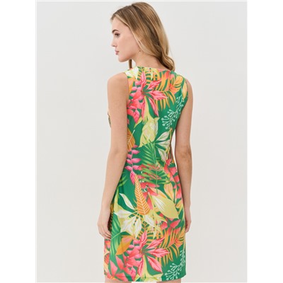 Платье женское 5231-3768; Тропики зелёный
