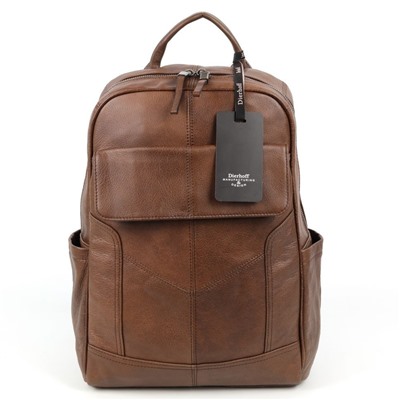 Мужской кожаный рюкзак Dierhoff DF-8226 Браун