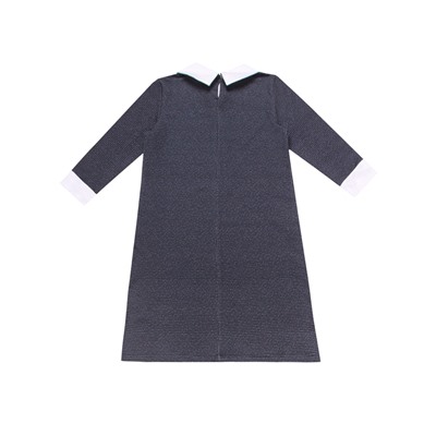платье 1ДПД868258н; гусиная лапка мелкая текстильная синий+белый