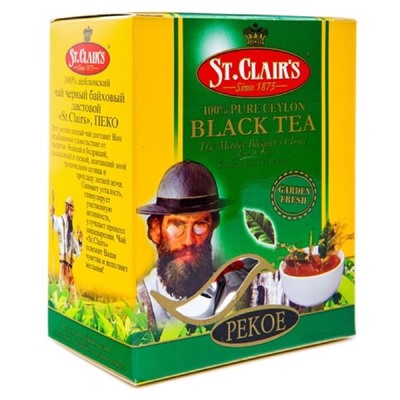 Чай                                        St.clair's                                        PEKOE 250 гр. черный ср/лист (24)