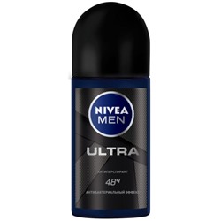 Дезодорант шариковый мужской Nivea (Нивея) Ультра, 50 мл