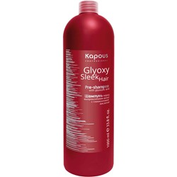 Шампунь перед выпрямлением волос «Glyoxy Sleek Hair» Kapous 1000 мл
