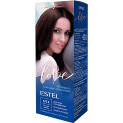 Краска для волос Estel Love (Эстель Лав) 6/74 - Темный каштан