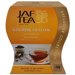 Чай                                        Jaf tea                                        Golden Ceylon ОРА 100 гр. черный, фигур.карт.пачка (20)