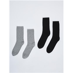 набор носков для мужчин светло-серый меланж