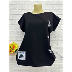 Женская футболка. Длина 64-65см Ткань: Хлопок Состав ткань: 95% Хлопок, 5% Spandex