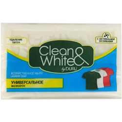 Хозяйственное мыло Duru (Дуру) Clean and White Универсальное, 120 г