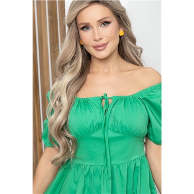 Платье "Милашка" (яркая зелень) П5711