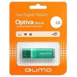 *USB2.0 FlashDrives16Gb QUMO Optiva 01 Green зеленый