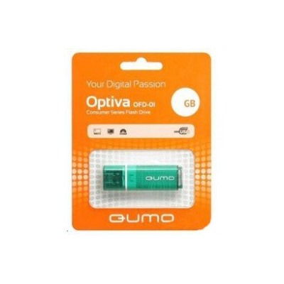*USB2.0 FlashDrives16Gb QUMO Optiva 01 Green зеленый