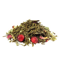 Чай Gutenberg зелёный ароматизированный "Брусника"