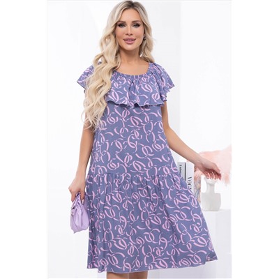 Платье "Элинор" (фиолет) П7010