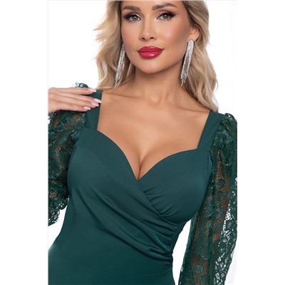 Платье "Ночь нежна" (зелёное) П7512