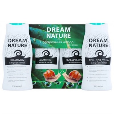 Подарочный набор для женщин Dream Nature (шампунь и гель для душа с муцином улитки)