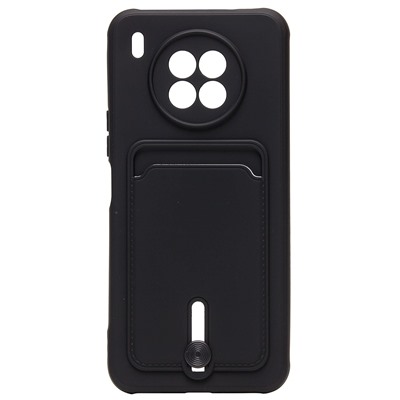 Чехол-накладка SC304 с картхолдером для "Huawei Honor 50 Lite/nova 8i" (black)