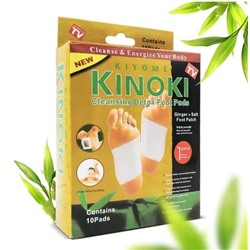 Пластырь-детокс для выведения токсинов Kinoki, 10 шт