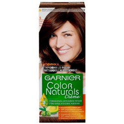 Краска для волос Garnier (Гарньер) Color Naturals, тон 5 - светлый каштан