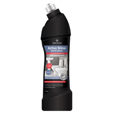Active Shine Bleach Cleaner усиленный чистящий гель для сантехники «цветочная свежесть» 0,75л