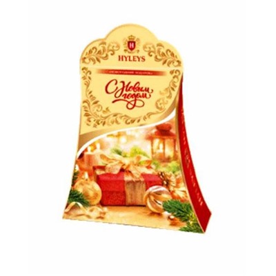 Чай                                        Hyleys                                         "Новогодний подарок",60 гр.,картон (черный чай) (22)
