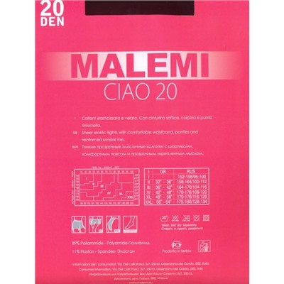 Колготки классические, Malemi, Ciao 20 (MALEMI) оптом