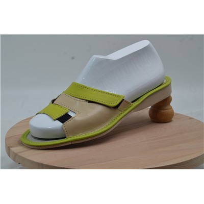 039-6-37 Обувь домашняя (Тапочки кожаные) размер 37