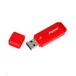 *USB2.0 FlashDrives 8Gb Smart Buy  Dock Red