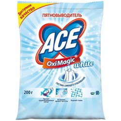 Пятновыводитель Ace (Айс) Oxi Magic White, 200 г