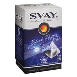 Чай                                        Svay                                        Svay Black Thyme 20*2,5 г черный с чабрецом, пирамидки (12)