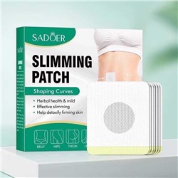 SADOER Пластырь для похудения SLIMMING PATCH, антицеллюлитный, растительный экстракт, 30шт