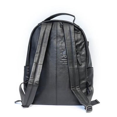 Рюкзак кожаный Dierhoff ДМ 1002/Блек
