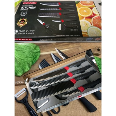 Набор ножей из 6 ти предметов в коробке Kitchen Knife