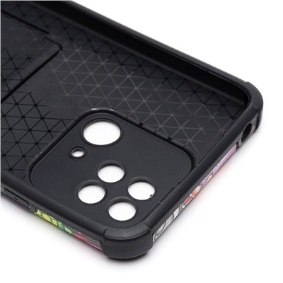 Чехол-накладка SC284 с картхолдером для "Xiaomi Redmi 10C" (multicolor) (008)