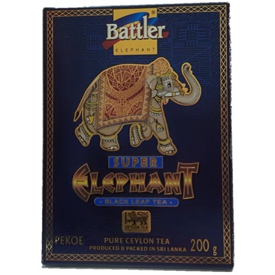 Чай                                        Battler                                        Супер слон Пекое (3407-10) 200 гр.черный (10) ШЛ
