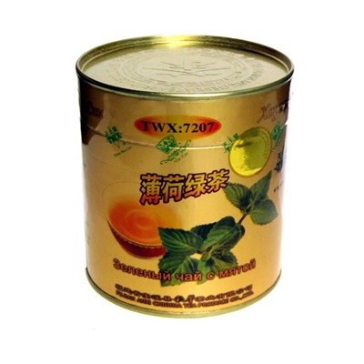 Чай                                        Чю хуа                                        ЧЮ ХУА (7207) Туба Зеленый с мятой 100 гр., картон (30)