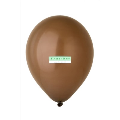 Шар латексный "Пастель" (шоколад) №ВЗ-1102-0592